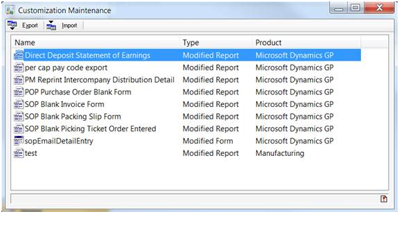 Microsoft Dynamics GP .SET Microsoft Dynamics GP .SET